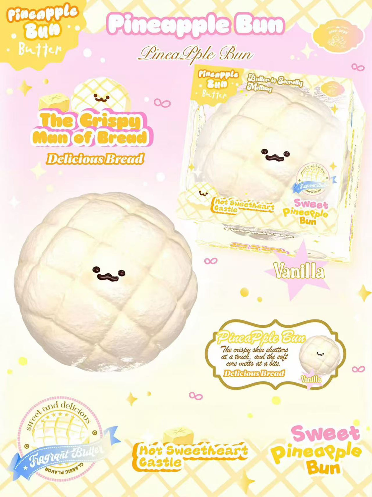 Lisa Pineapple Bun Squishy