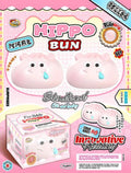 Mido Pink Hippo Bun Squishy