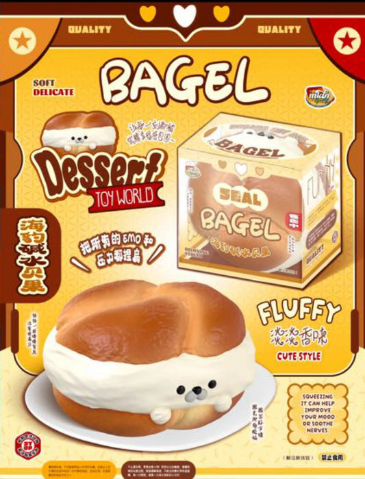 Mido Seal Creamy Bagel Squishy