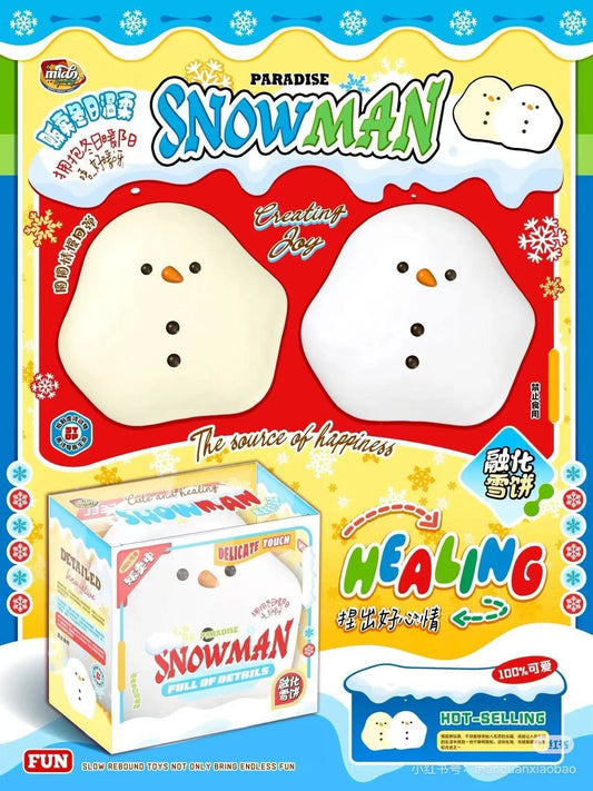 Mido Melted Snowman Squishy