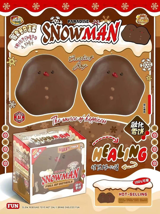 Mido Melting Snowman Biscuit Squishy