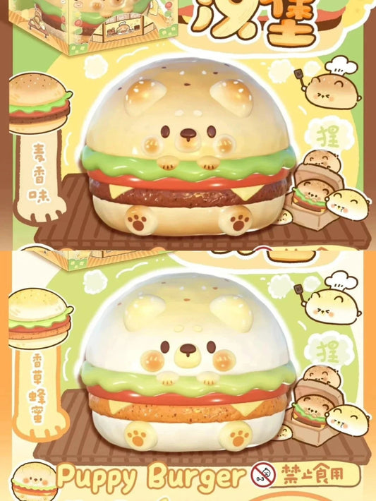 SAN Puppy Burger Slow-Rise Squishy