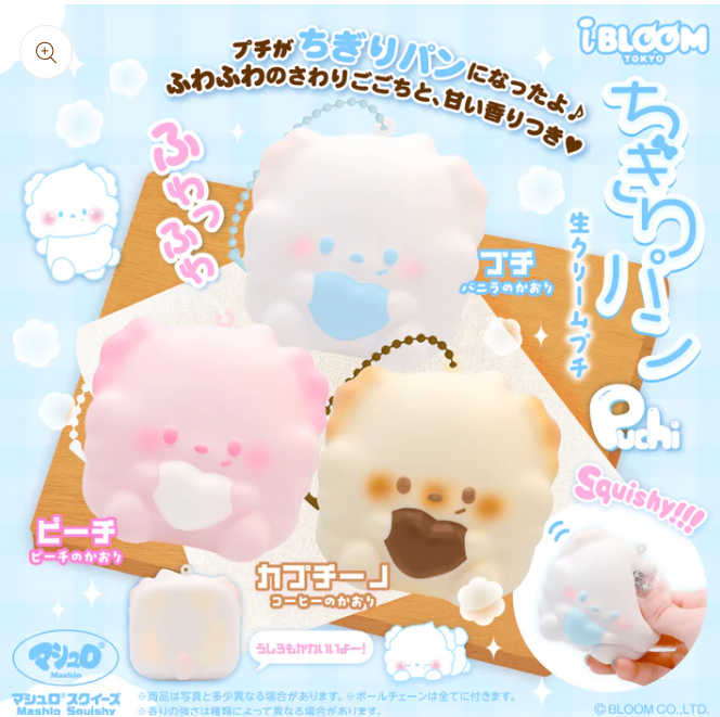 iBLOOM Square Puchi Bread Squishy