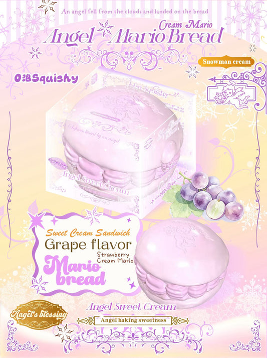 Lisa Angel Mario Purple Bread Squishy