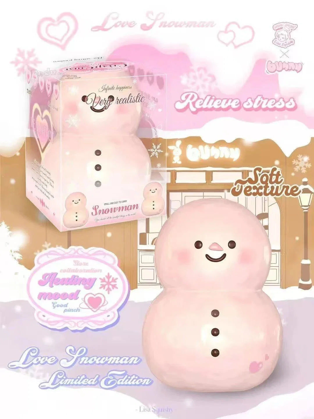 Lisa Snowman Squishy