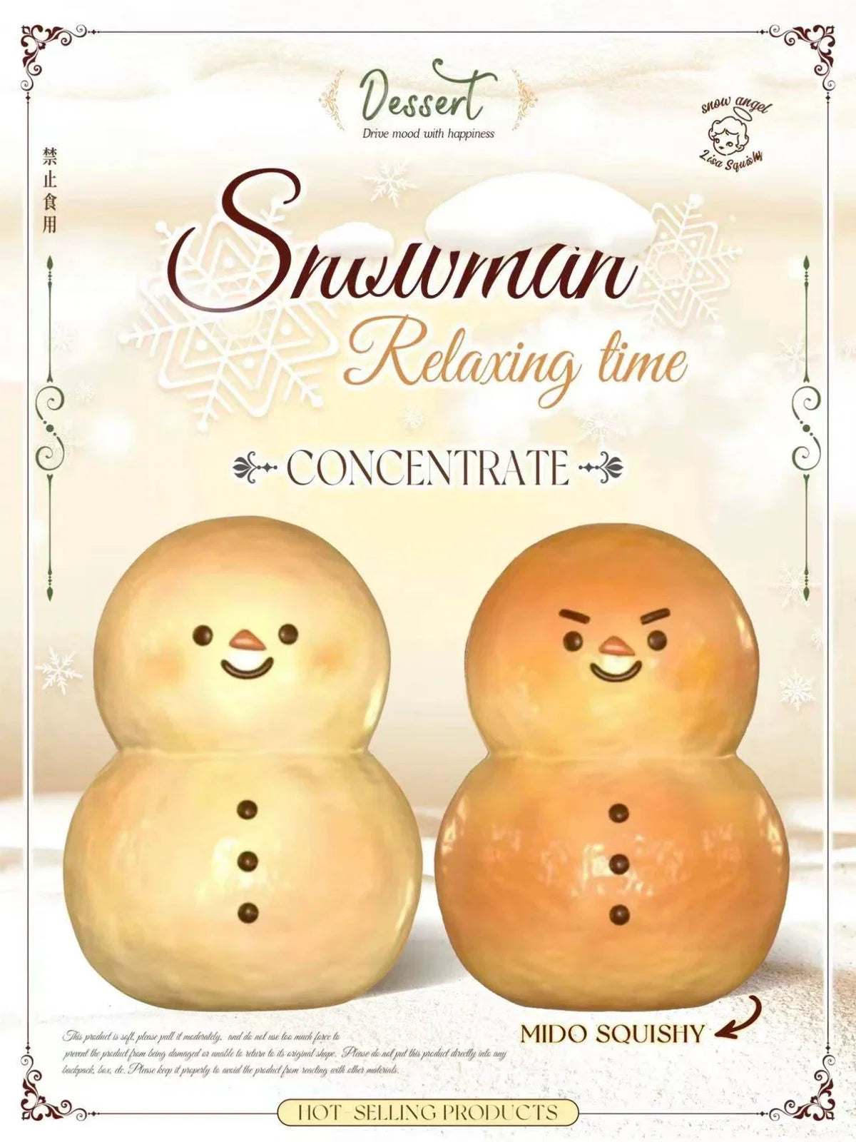 Lisa Snowman Squishy