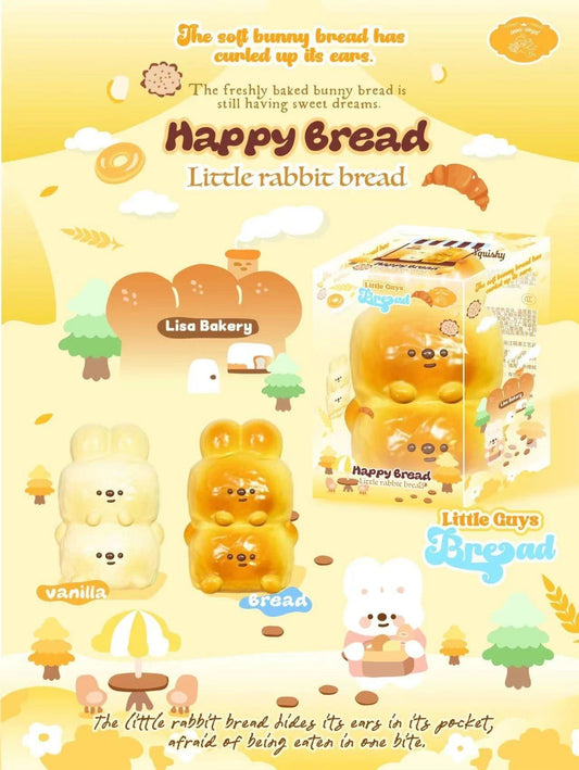 Lisa Bakery Happy Bread Little Rabbit Bread Squishy