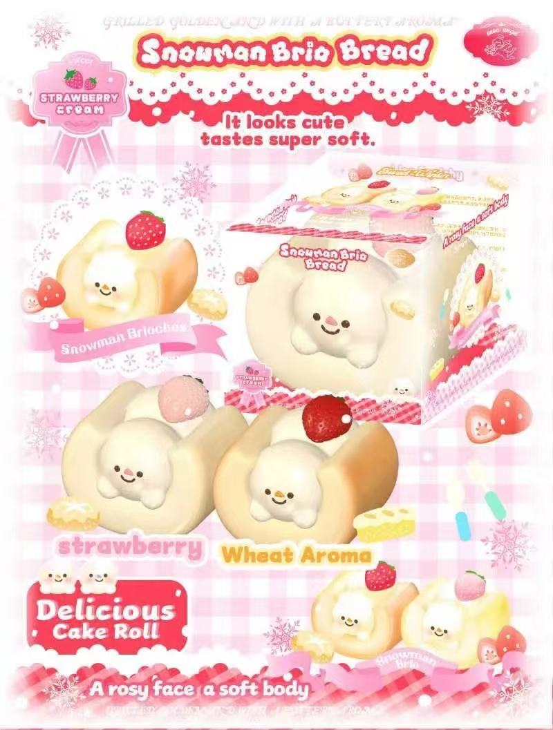 Lisa Squishy Snowman Brioche Bread