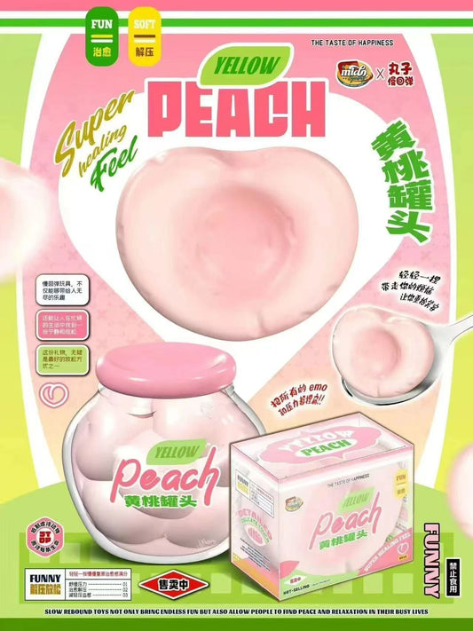MIDO Pink Peach Can Squishy