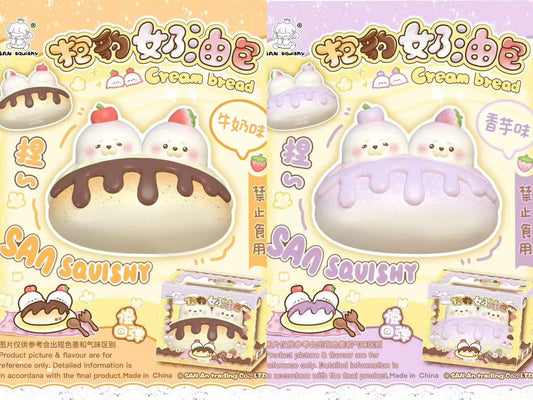 3AN Bao Bao Cream Bun Squishy