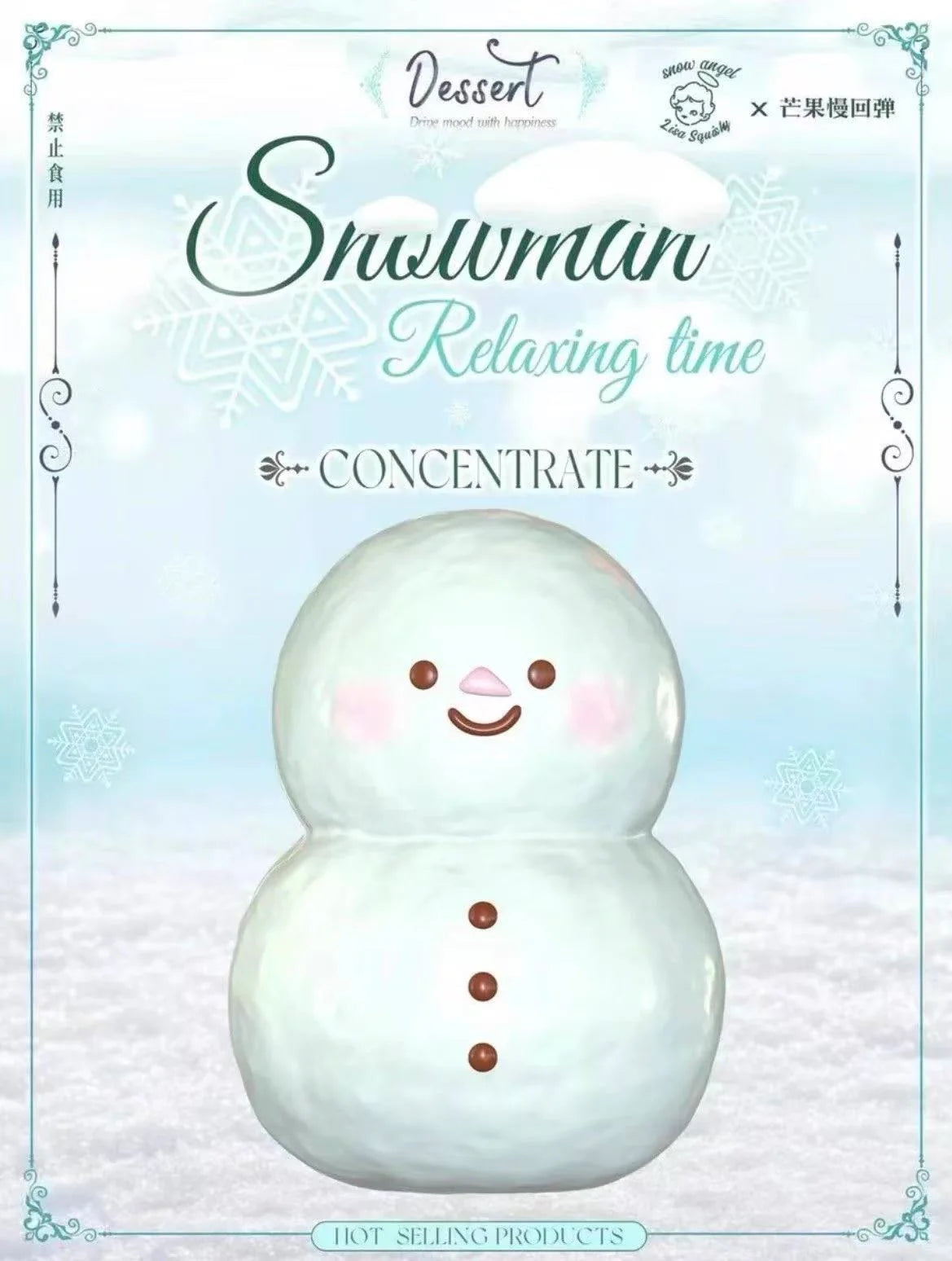 Lisa Snowman Squishy