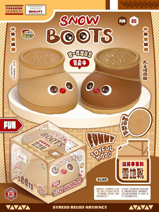 Mido Red Nose Snow Boot Squishy