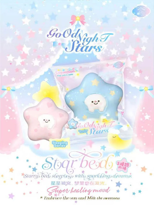 Lisa Snowman Star Bed Squishy