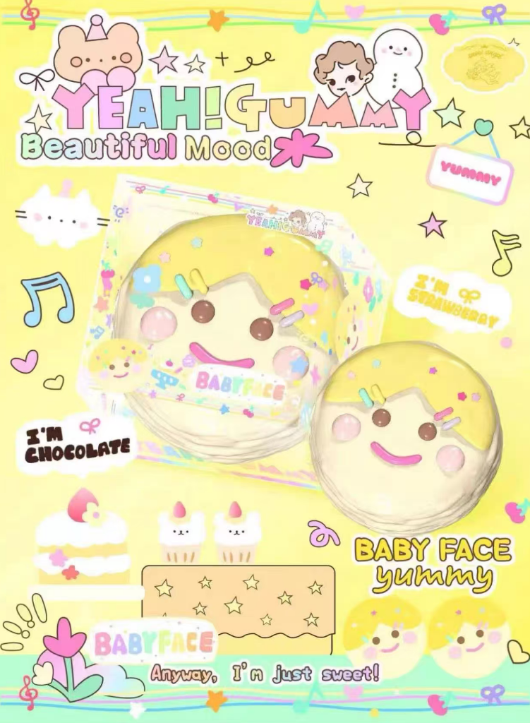 Lisa Blonde Chubby-Face Girl Squishy