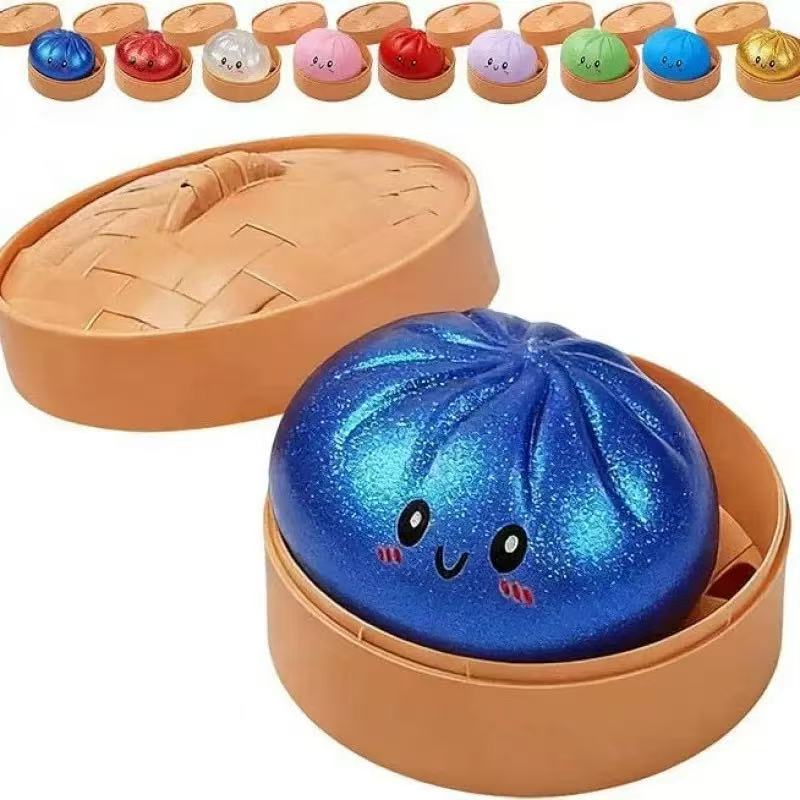 Glitter Dumpling Squishy with Box