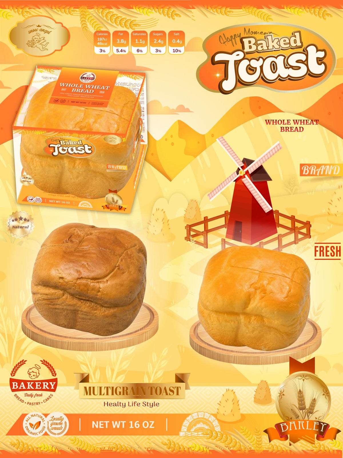 Lisa Baked Toast Squishy