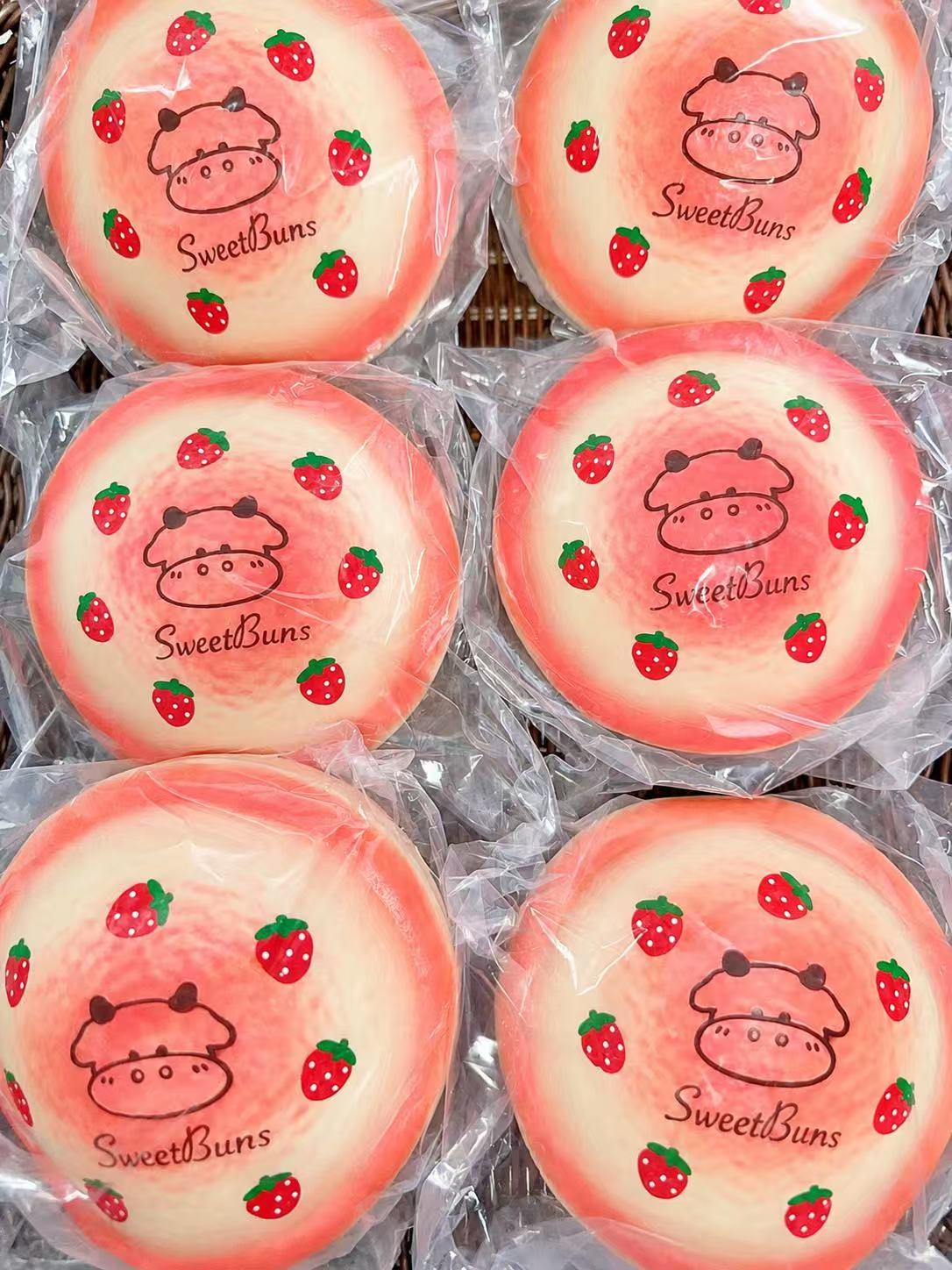 Sweetbuns Strawberry Milk Dorayaki Squishy (Large)