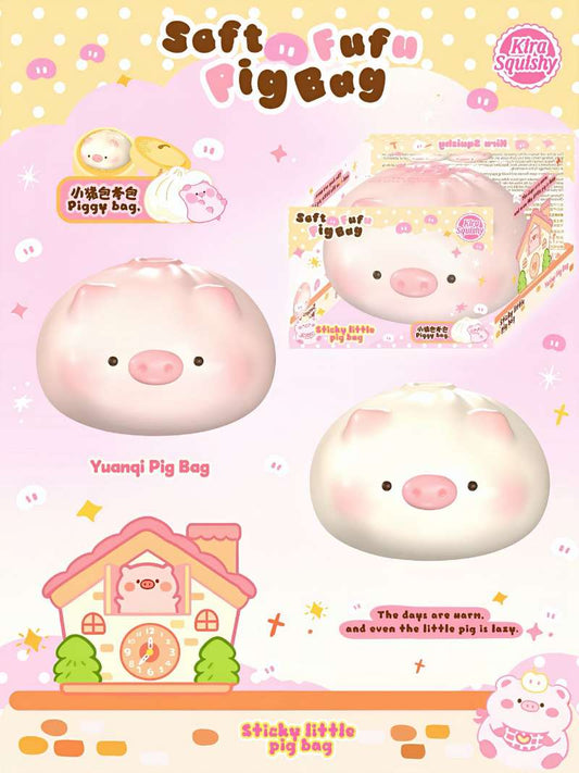 Lisa*Kira Soft Fufu Piggy Bag Squishy