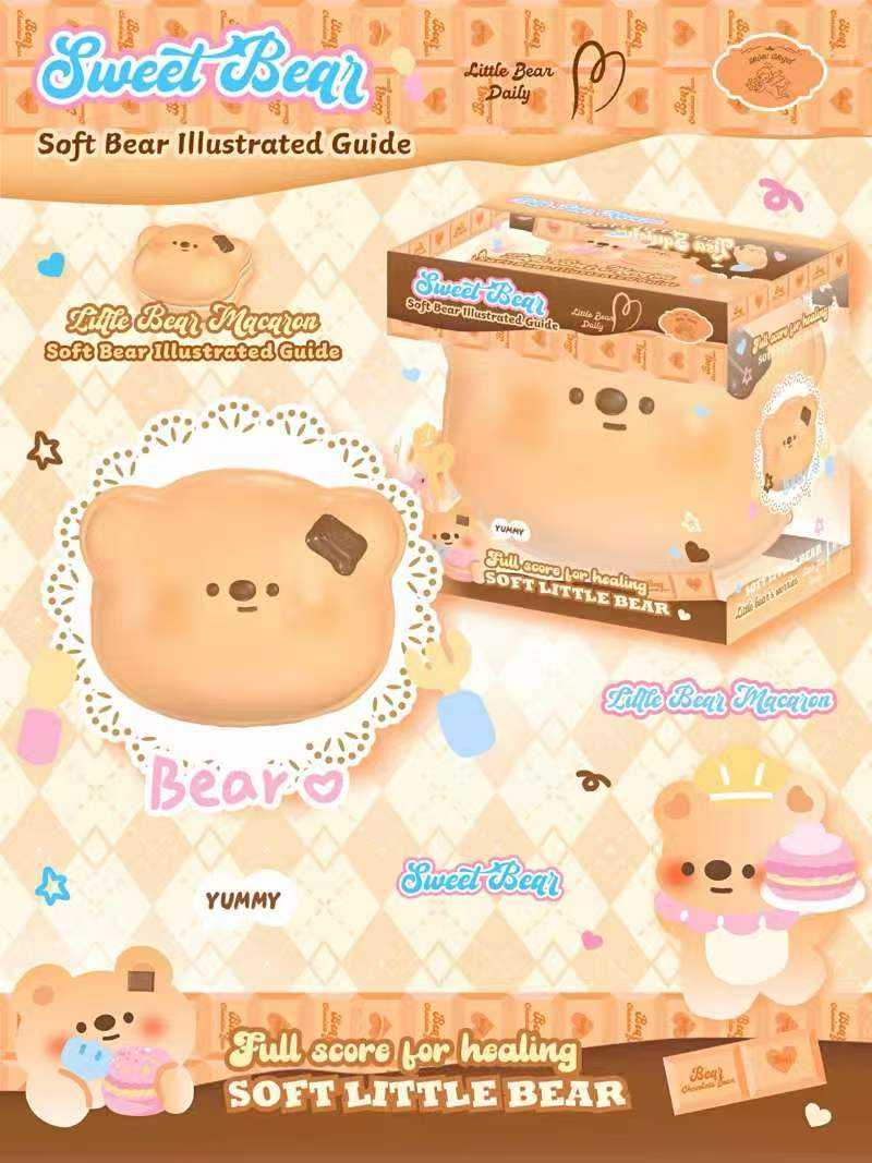 Lisa Sweet Bear Macaron Squishy