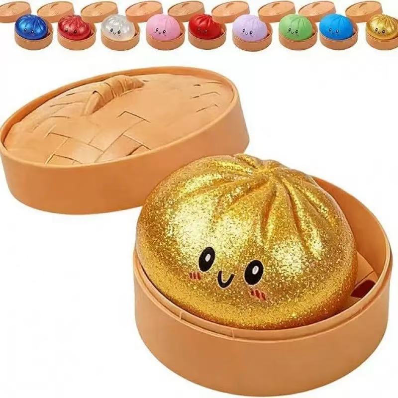 Glitter Dumpling Squishy with Box