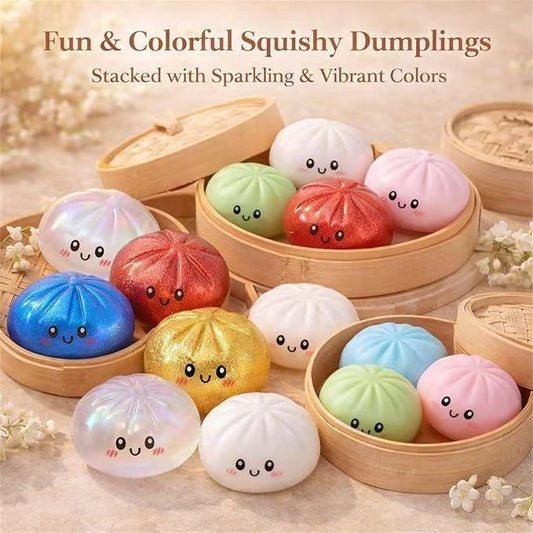 Glitter Dumpling Squishy with Box