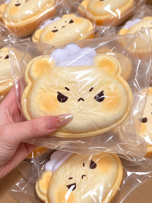 Rosey Bear Toast Squishy