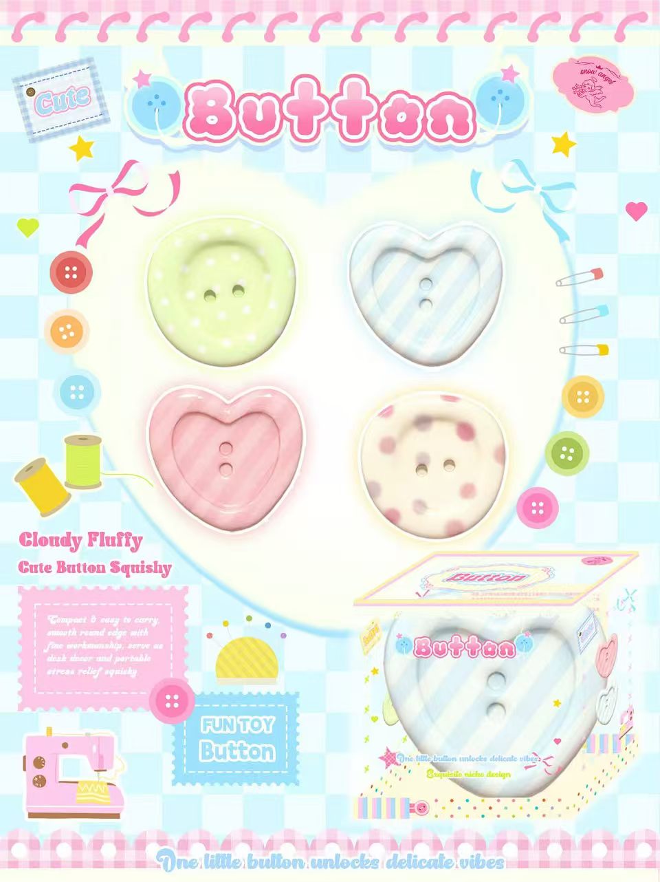 Lisa Button Squishy