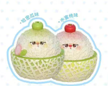 SAN Sleepy Bear Shaved Ice Squishy